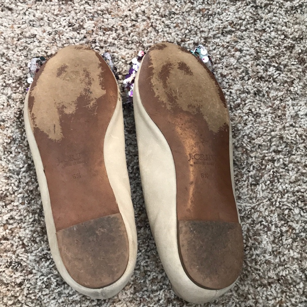 J. Crew Sequin Bow Shoe - image 2